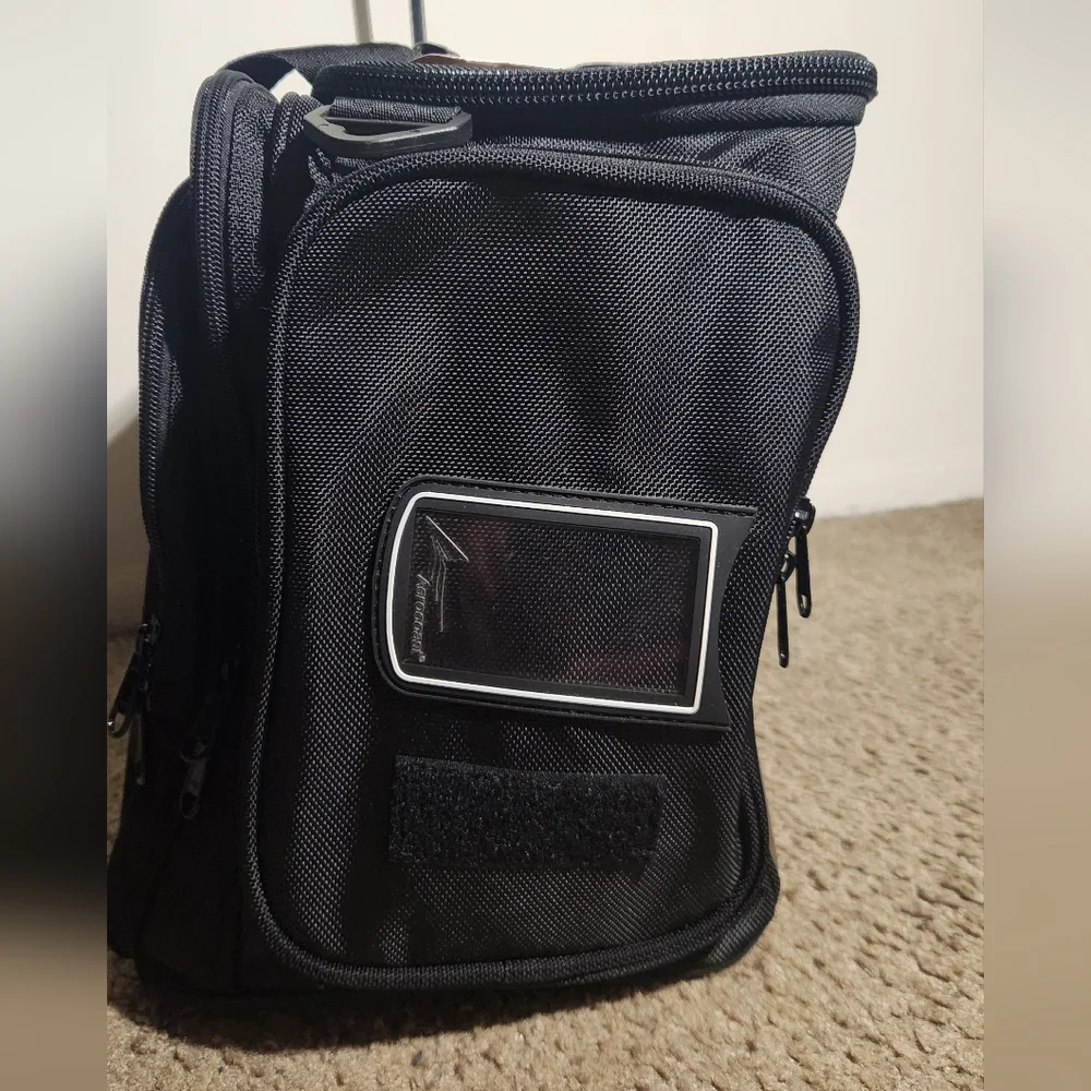 Black Laptop Shoulder Bag for Men